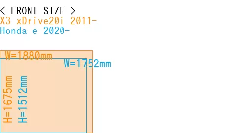 #X3 xDrive20i 2011- + Honda e 2020-